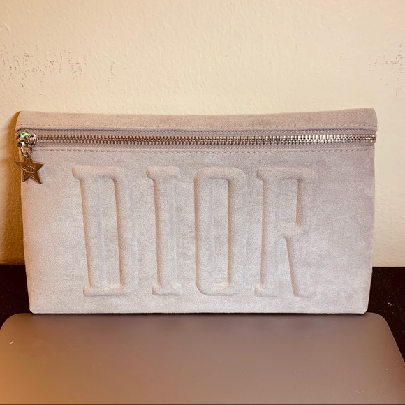 Dior Handbags - Dior grey pouch